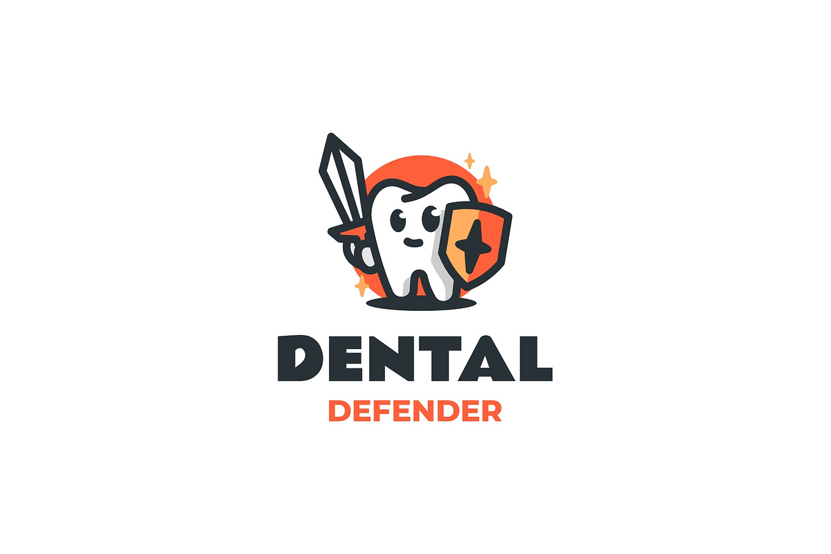 Cute Tooth Mascot Logo Design, a Branding & Logo Template by Artnivora.Std