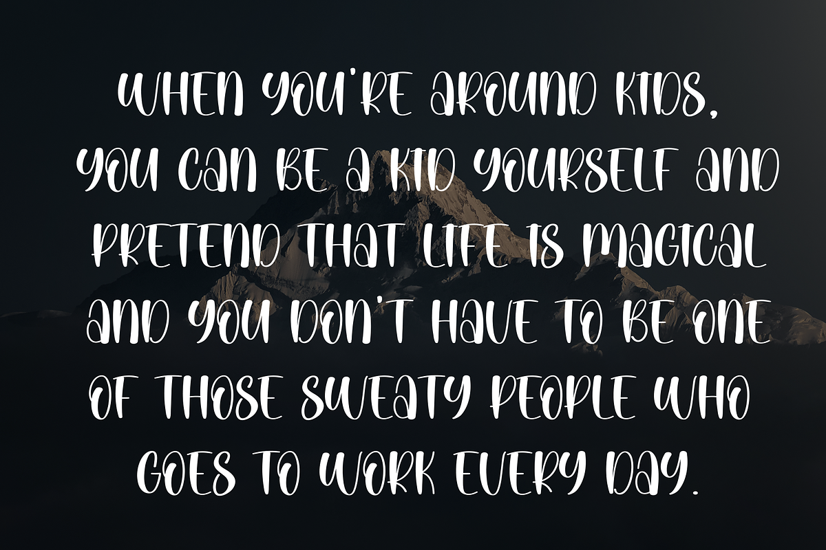 Morning Wonderful | Script Font, a Script Font by Scratchones (Photo 6 of 8)