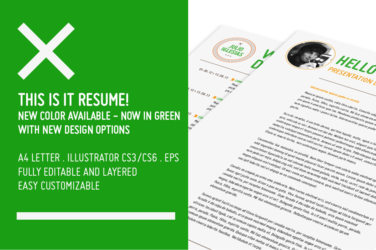 This is it Resume, a Resume Template by this is awsm (Photo 3 of 5)