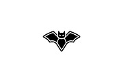 Halloween Bat Silhouette Vector, an Animal Illustration by Vectorium Studio (Thumbnail 1 of 4)