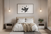 FLORAL BLACK BIRD SILHOUETTES Spring, an Object Graphic by Creativemaker (Thumbnail 5 of 14)