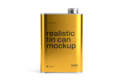 Metal Tin Can Mockup Bundle, a Packaging Mockup by graphypix (Thumbnail 6 of 14)