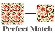 Candy Cane & Peppermint Seamless Pat, a Pattern Graphic by Design Market (Thumbnail 4 of 4)