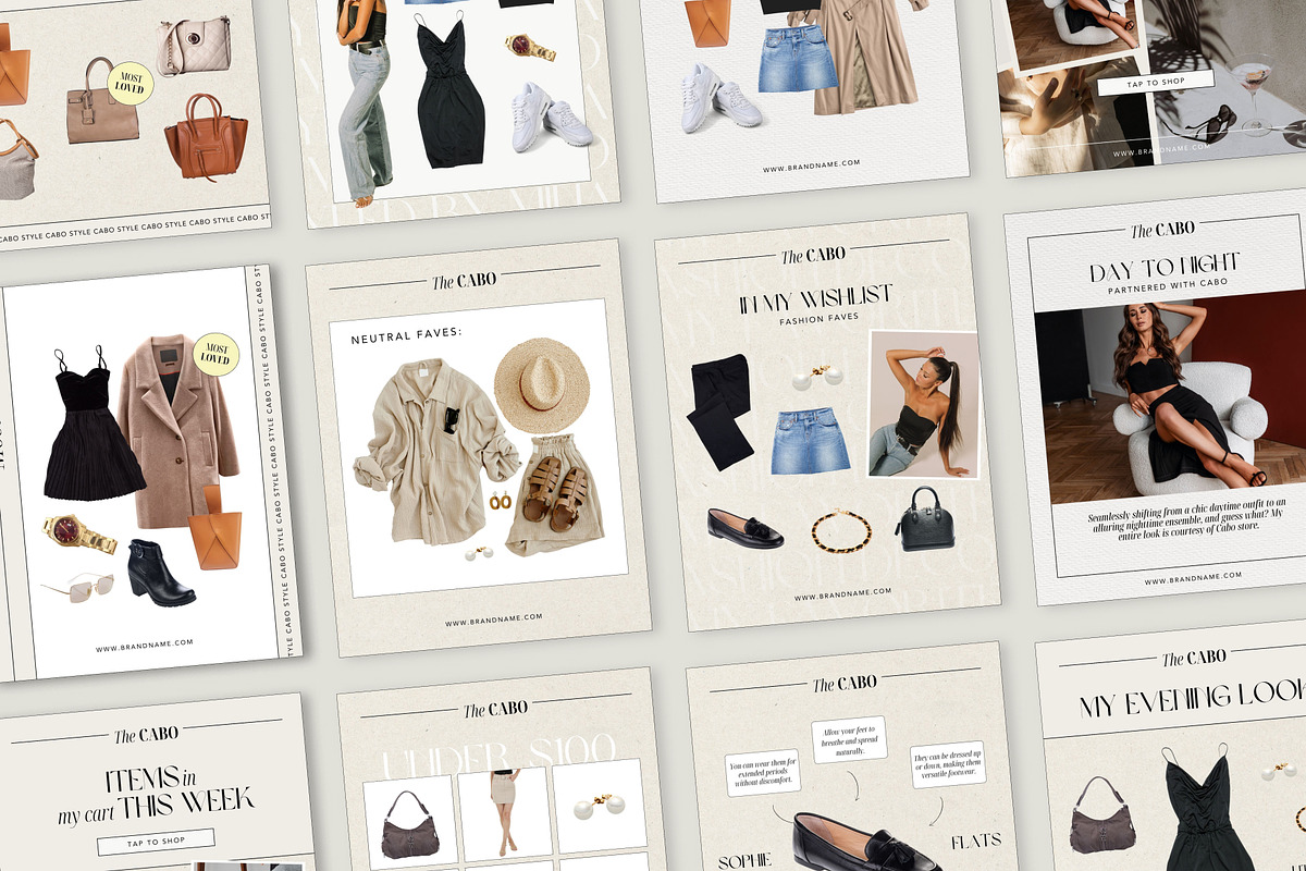 CABO | LTK & Social Media Bundle, a Social Media Template by Studio Mayde (Photo 2 of 8)