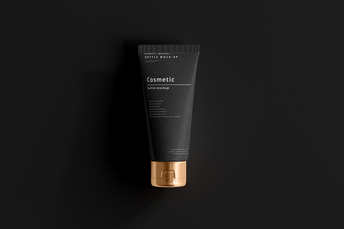 Dark Cosmetic Branding Mockups, a Cups & Container Mockup by pmvch (Photo 59 of 86)