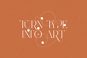 Moon Type Creative logo font, a Serif Font by VP Fonts (Thumbnail 12 of 18)