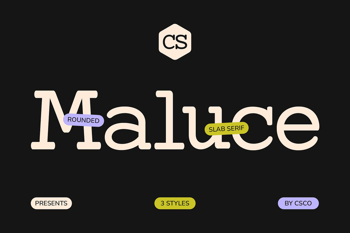 CS Maluce – Slab Serif Font, a Slab Serif Font by Craft Supply Co. (Photo 1 of 8)