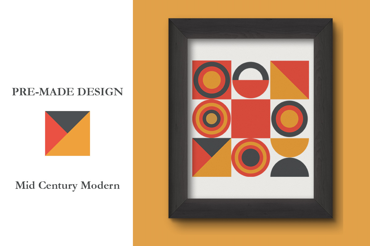 MidCentury Retro Geometry Abstract, an Object Graphic by Sofico (Photo 9 of 14)