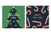 Christmas & New Year holiday cards, a Seasonal Illustration by Good Studio (Thumbnail 2 of 9)