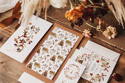 Wild autumn forest - watercolor fall, an Animal Illustration by Pamyatka Shop (Thumbnail 10 of 16)