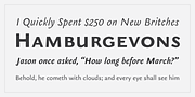 Gilman Sans, a Sans Serif Font by Miller Type Foundry (Thumbnail 2 of 5)