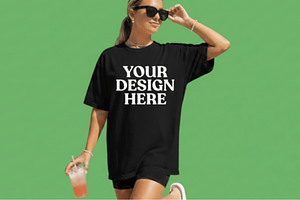 Oversized T-Shirt Mockup PSD, a Shirt Mockup by Akrinity Digital