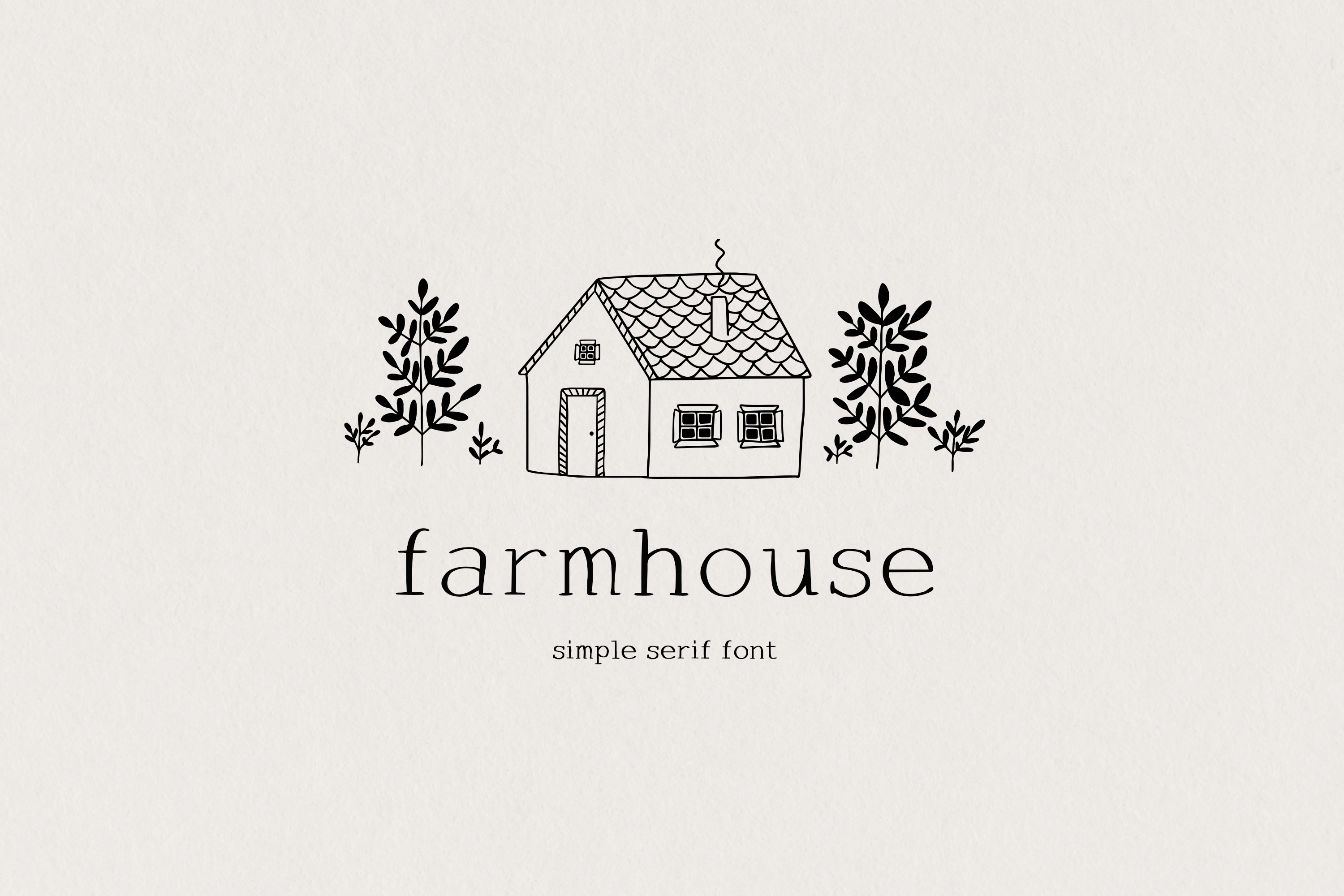 Farmhouse serif font | Serif fonts ~ Creative Market