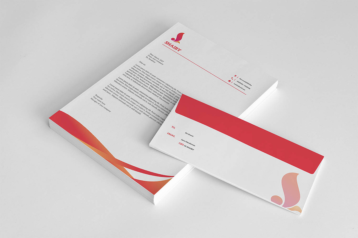 Corporate Stationery Kit Template, a Stationery Template by Template Shop (Photo 5 of 5)