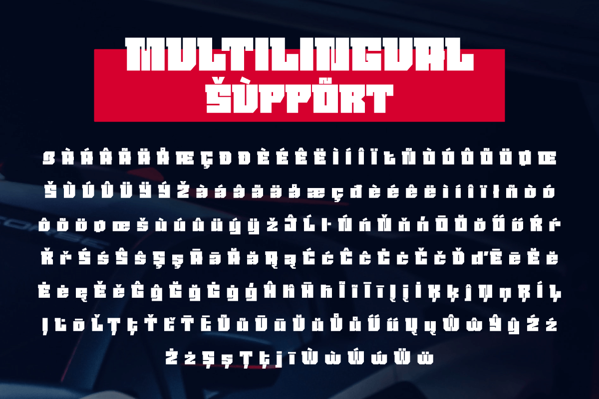 AMOONK – Sport Racing Font, a Font by productype1 (Photo 9 of 13)