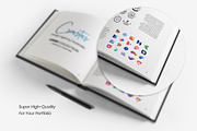 Square Hardcover Book Mockup, a Books & Magazine Mockup by Graphic Xtreme (Thumbnail 3 of 4)
