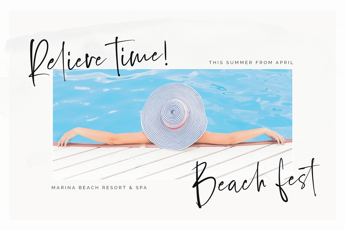 Delicate Script Font preview 2