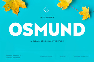 Osmund - Bold Sans Serif