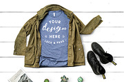 T-Shirt Mockup Bundle Bella Canvas, a Shirt Mockup by lock and page (Thumbnail 51 of 71)