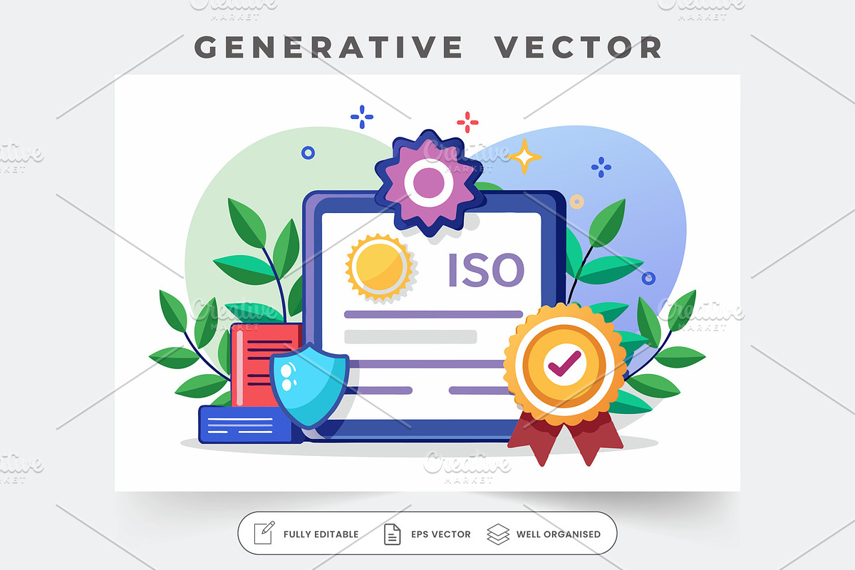 A colorful, semi-flat design feature, a Graphic by SouravDesign