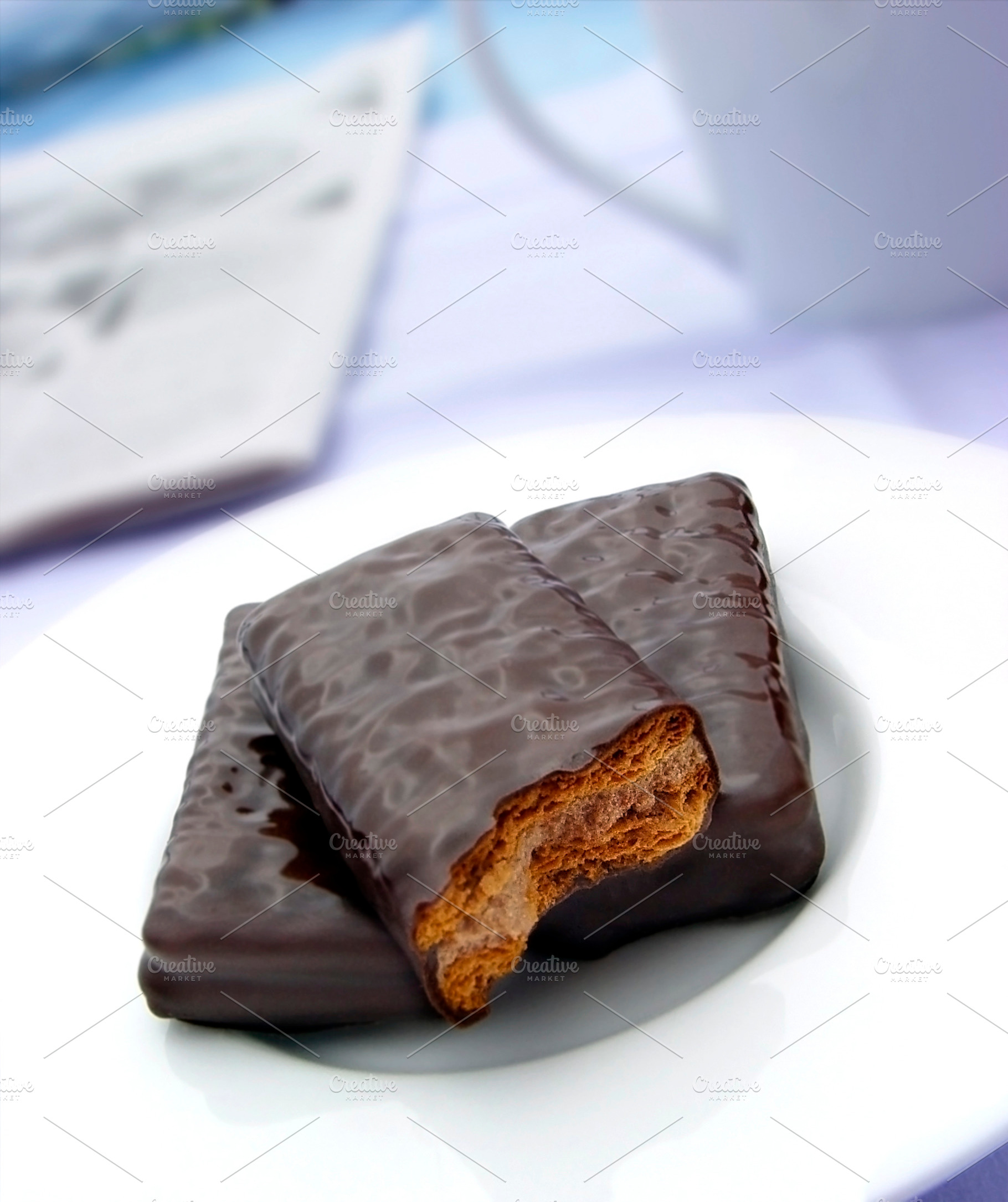 Chocolate Biscuits, a Food & Drink Photo by THP Creative