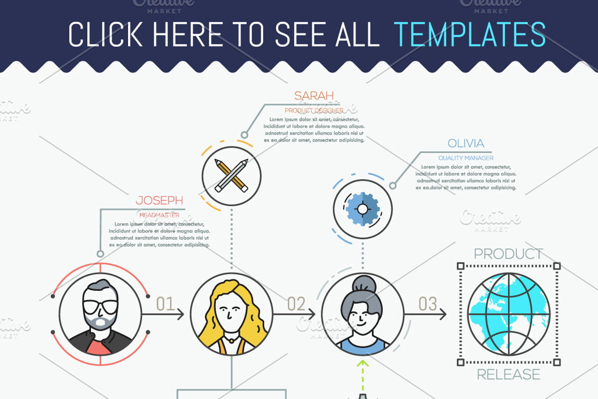 Ultimate Thin Line Infographics, a Presentation Template by Andrew Kras Design (Photo 10 of 10)