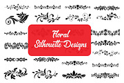 Ornamental Floral Silhouette, a Decorative Illustration by himelgfx (Thumbnail 1 of 18)