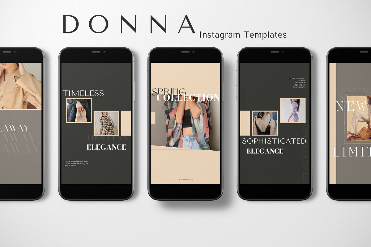 Donna Canva Instagram Templates, a Social Media Template by Soul & Maeum Store (Photo 2 of 8)