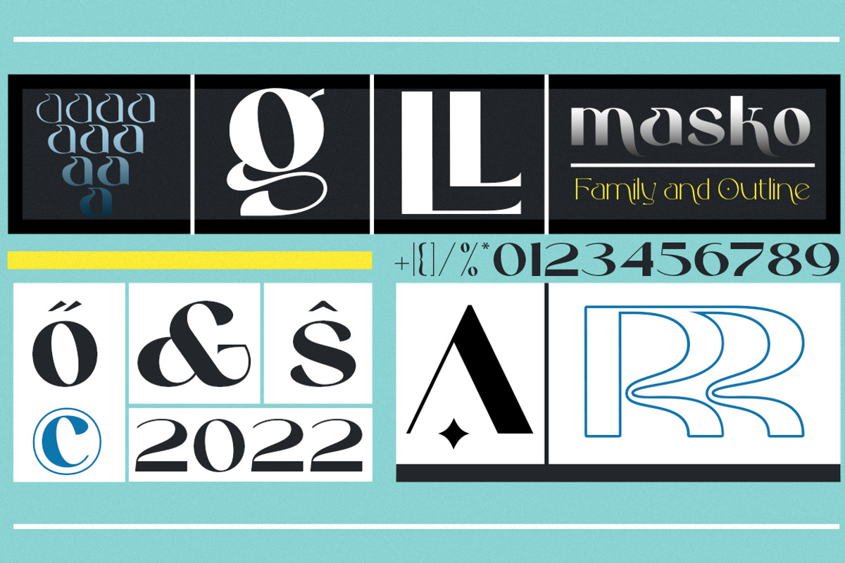 Masko Family, a Sans Serif Font by Areatype (Photo 3 of 8)