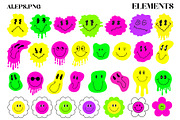 Retro Groovy Hippie Bundle, an Object Graphic by Sofico (Thumbnail 9 of 35)