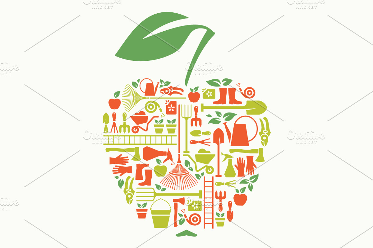 Gardening Equipment Icons, an Illustration by Maril (Photo 5 of 5)