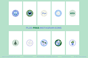 Modern Blue Instagram Templates, a Social Media Template by Hell Yeah Designs (Thumbnail 8 of 10)