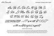 Vintage Signature, a Script Font by Vintage Division (Thumbnail 9 of 10)