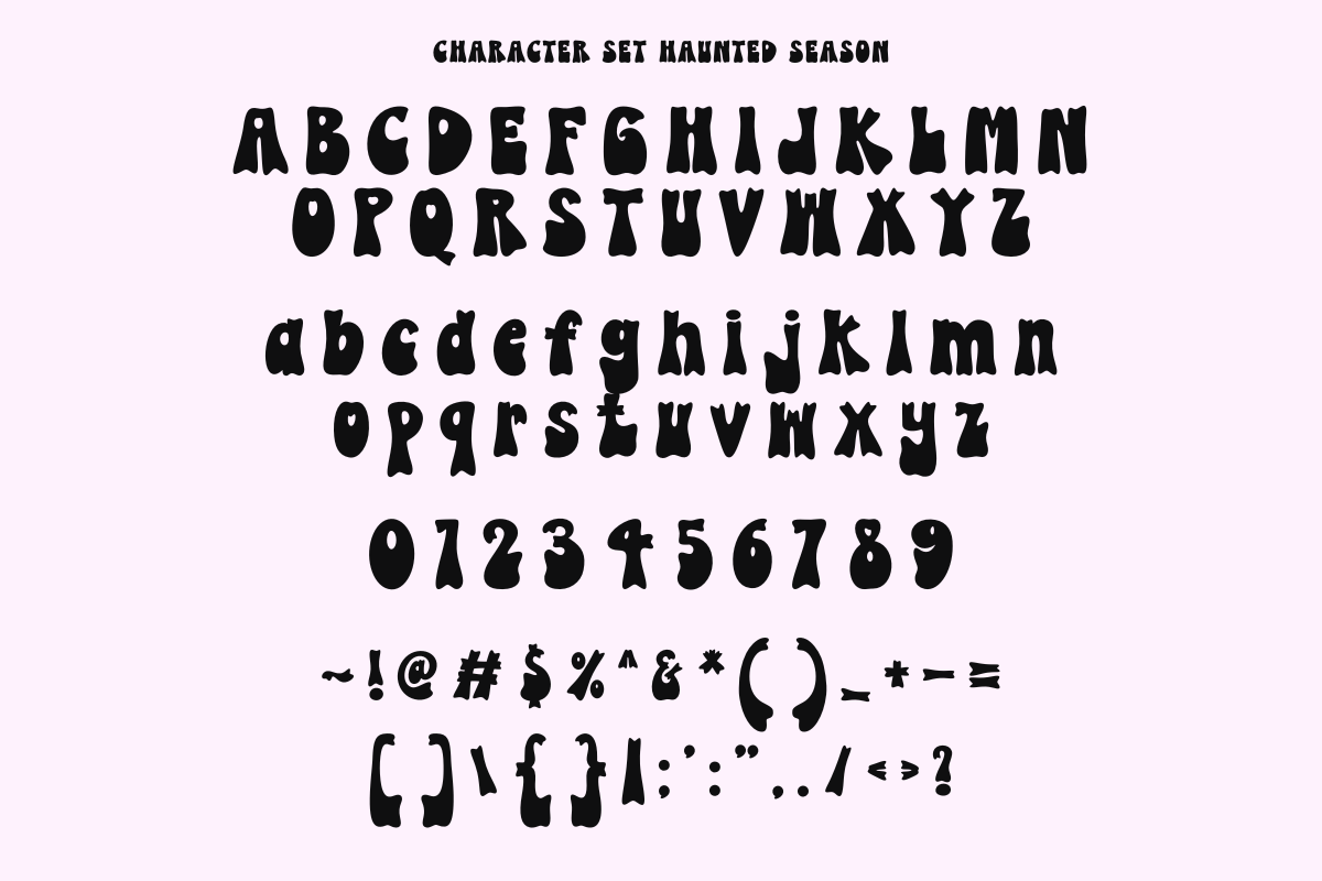 Haunted Season - Retro Scary Font, a Handwritten Font by SaktiAvellin (Photo 6 of 7)