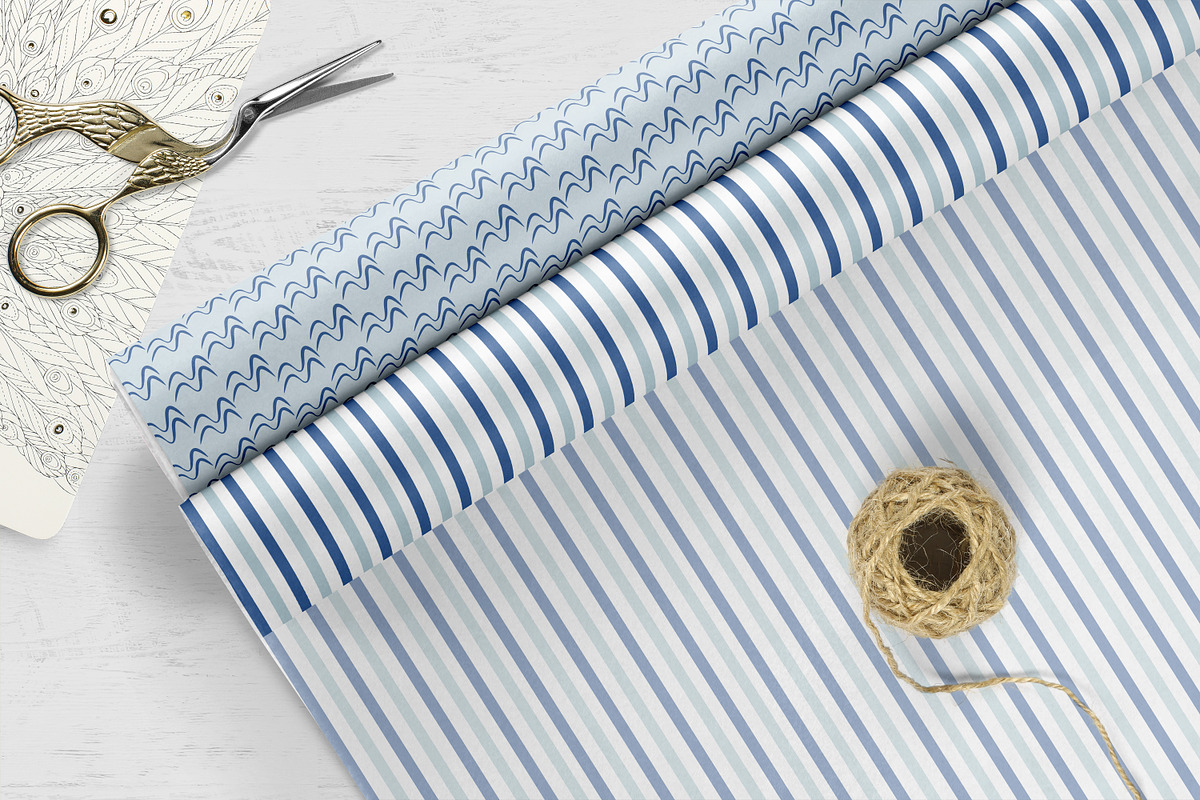 Scandinavian Kids Seamless Patterns, a Pattern Graphic by Oksana Dovhopol Art (Photo 3 of 15)