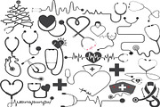 Stethoscope Svg Png Bundle, an Education Illustration by Digi_Design_World (Thumbnail 2 of 4)