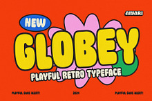 Globey Retro Bouncy Typeface