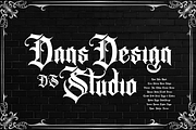 Rhodestra Blackletter, a Blackletter Font by dansdesign (Thumbnail 2 of 10)