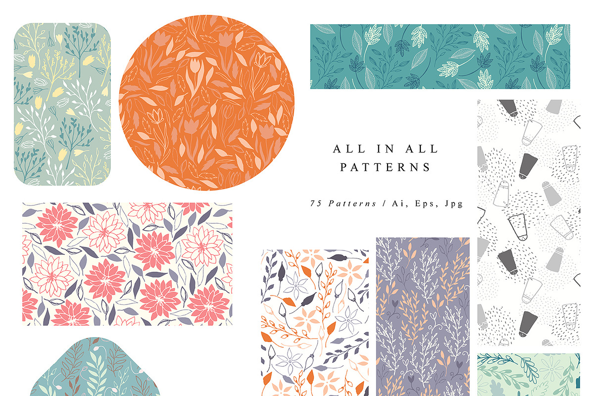 1805 Patterns Bundle, a Pattern Graphic by Julia Dreams (Photo 20 of 25)