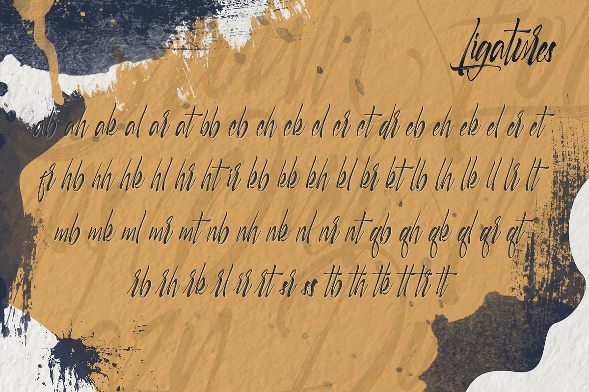Selfakia Brush Font preview 8