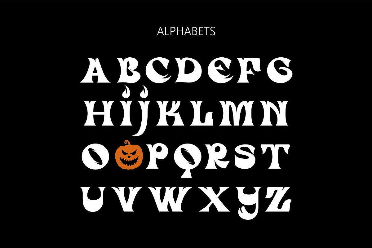 Helo Pumpkins | Halloween font, a Symbol Font by WhymoreArt (Photo 6 of 8)