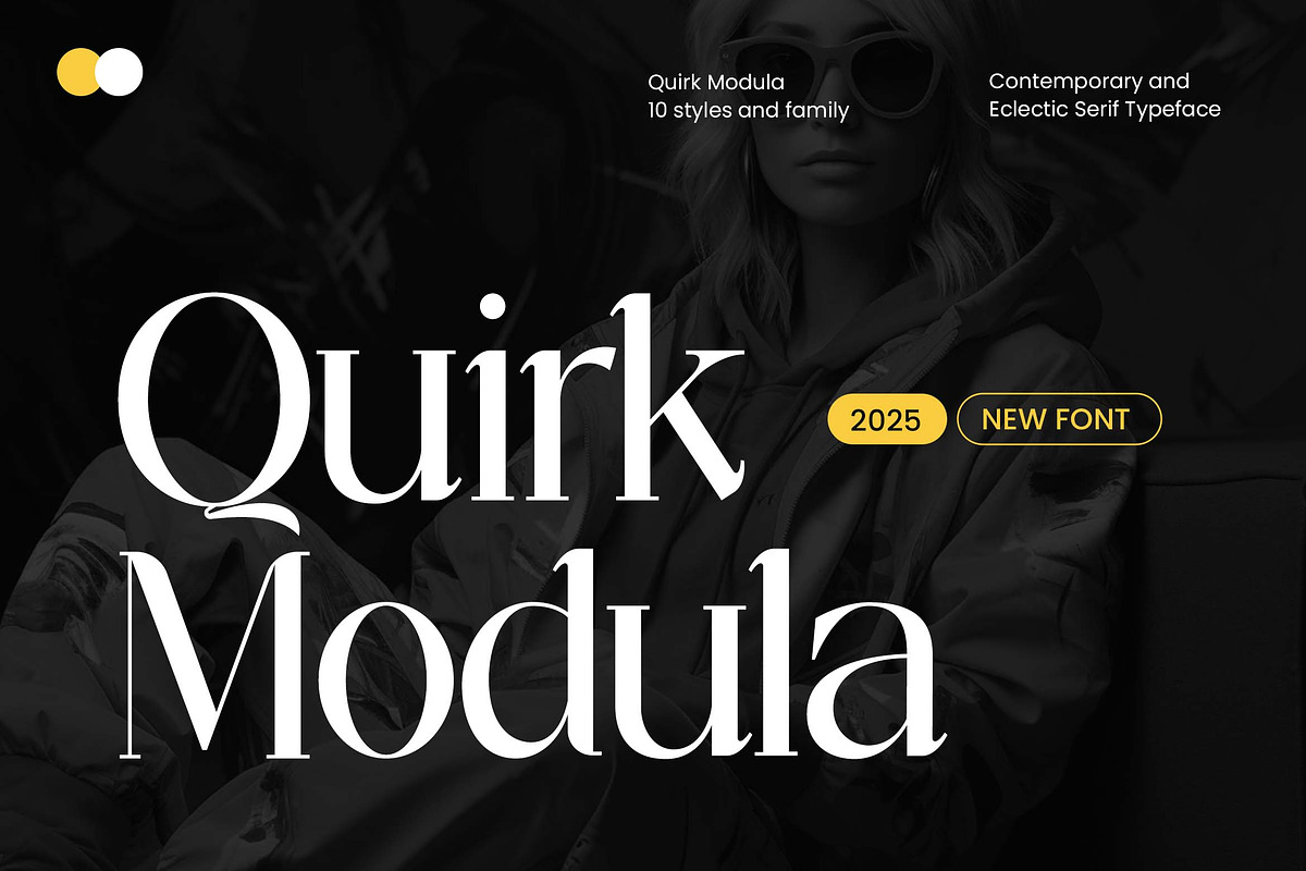 Quirk Modula Serif Typeface Font, a Serif Font by UICreative (Photo 1 of 13)