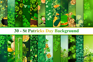 St Patricks Day Background, a Background Graphic by Digital Studio