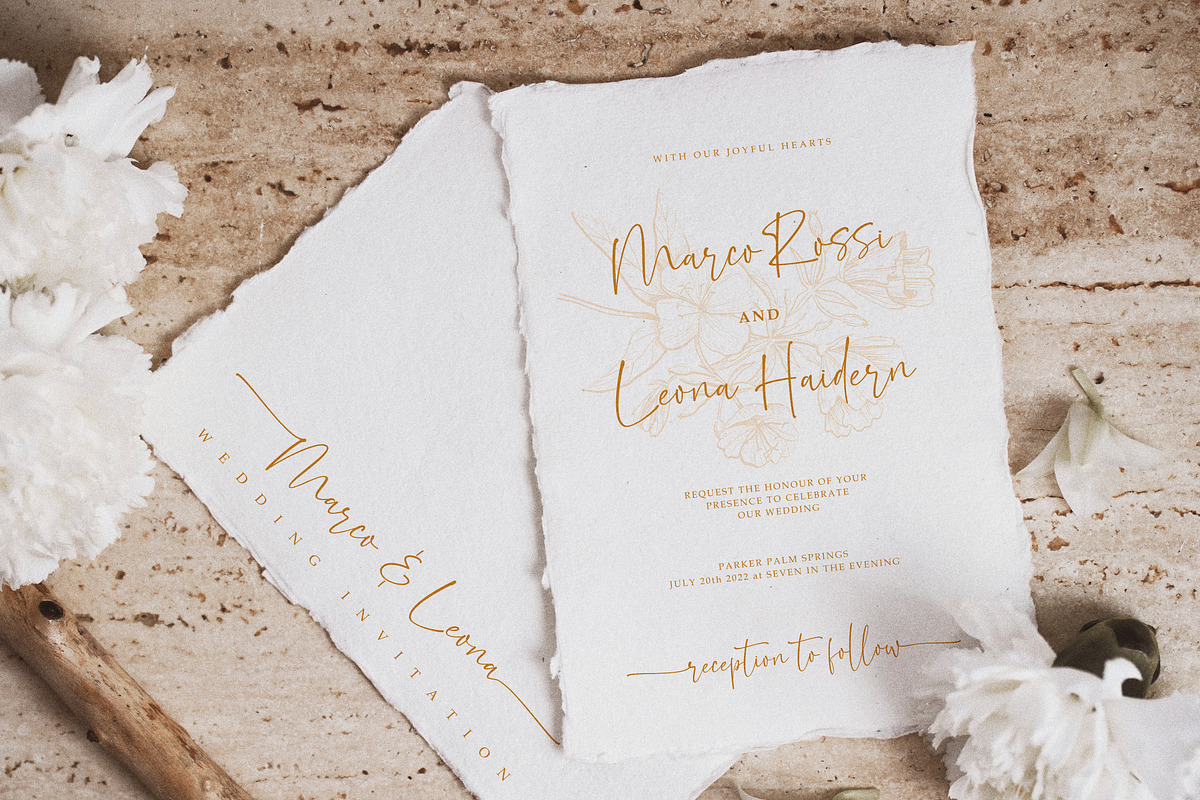 Maretha Script, a Script Font by MJB Letters (Photo 4 of 13)