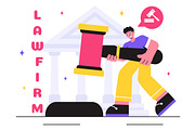 14 Law Firm Services Illustration, a Finance Illustration by denayunebgt (Thumbnail 5 of 5)