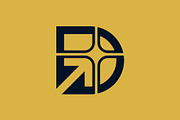 Letter D arrow star logo, a Branding & Logo Template by Rasagama Studio (Thumbnail 1 of 4)