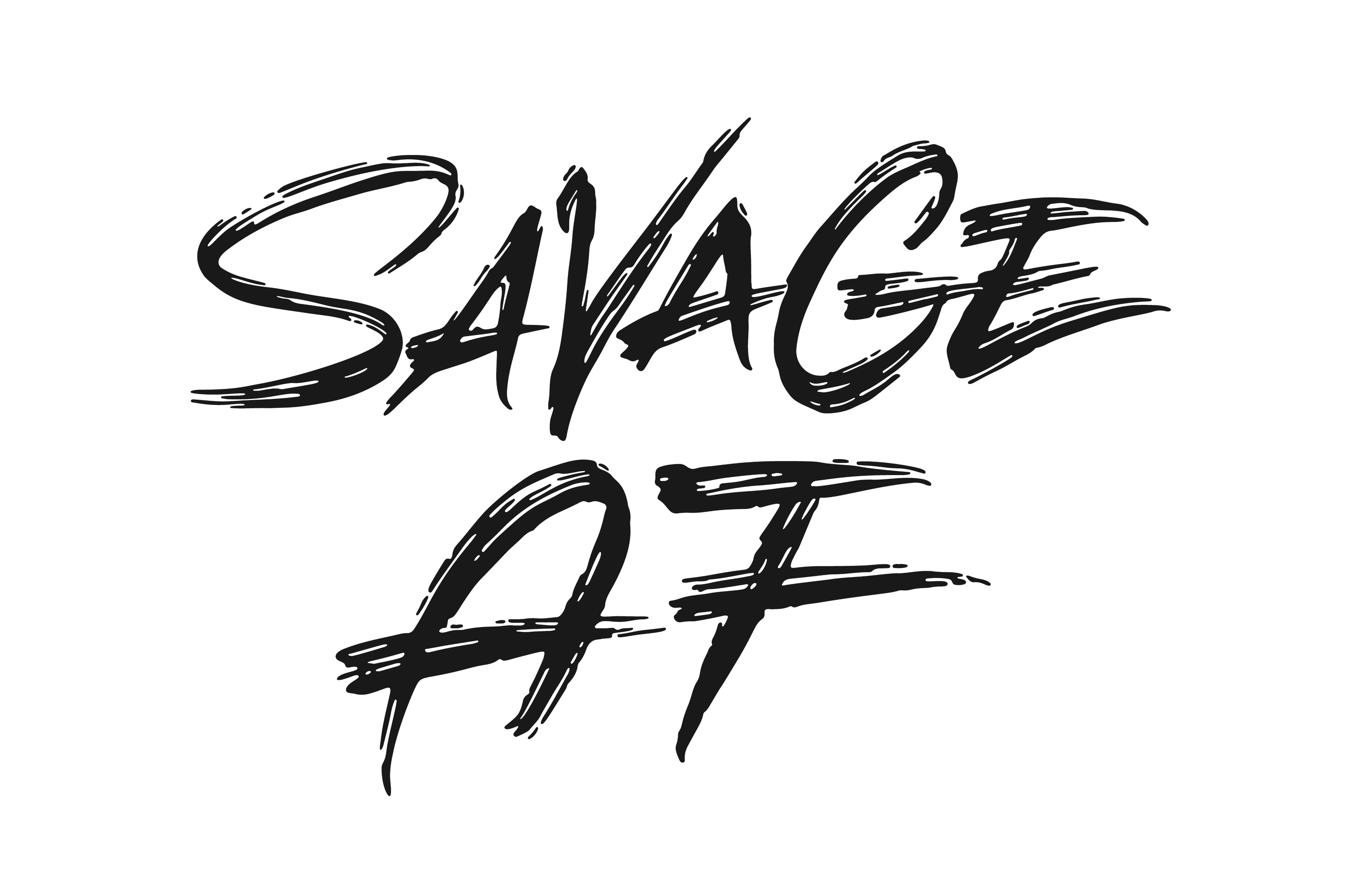 Savage AF vector lettering | Illustrations ~ Creative Market