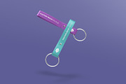 Keychain Band Mockup, a Merchandise Mockup by Graphicboom (Thumbnail 3 of 4)