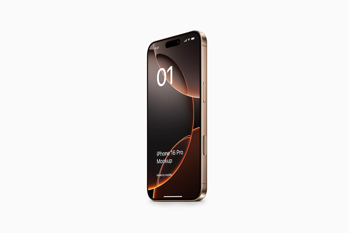 iPhone 16 Pro - 24 Mockups Scenes, an iPhone Mockup by Asylab (Photo 39 of 58)