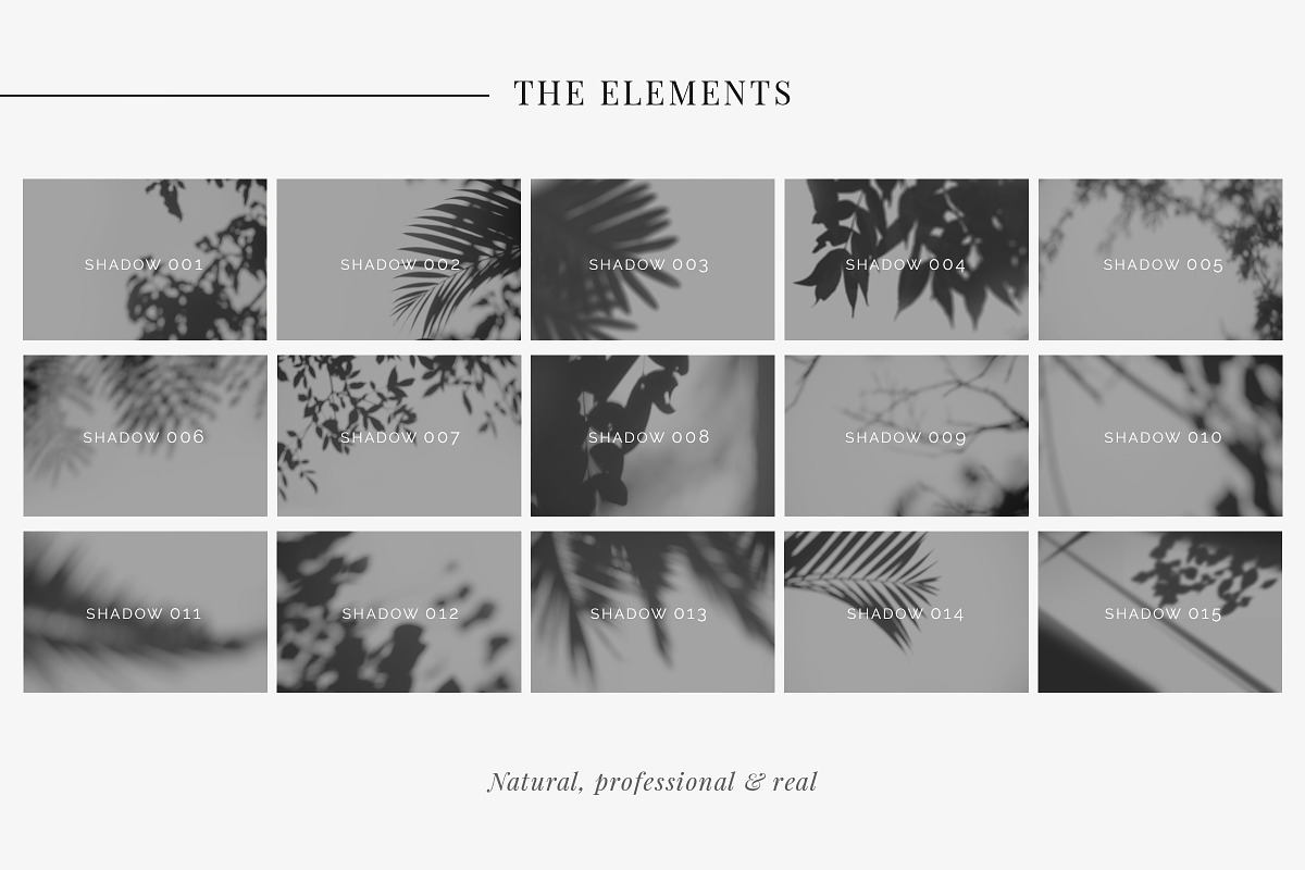 Organic Shadows Effect Collection II, a Product Mockup by The Iconic (Photo 8 of 8)